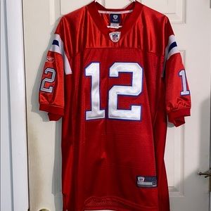 REEBOK TOM BRADY ON FIEILD EMBROIDER THROWBACK